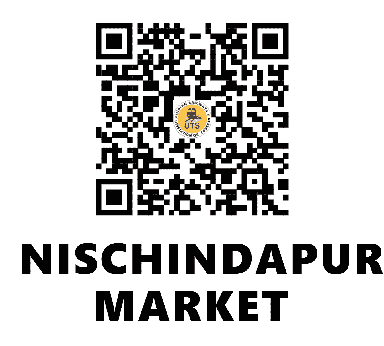 UTS QR Code for NISCHINDAPUR MARKET - NCPM (ER - WEST BENGAL)